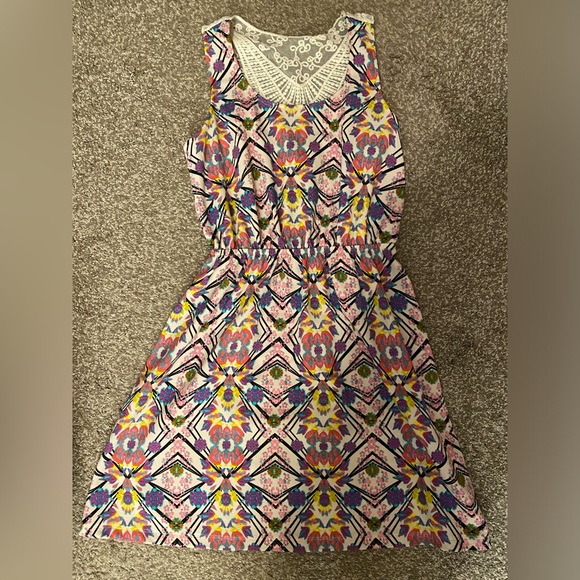 No Boundaries Colorful Dress - Picture 1 of 2